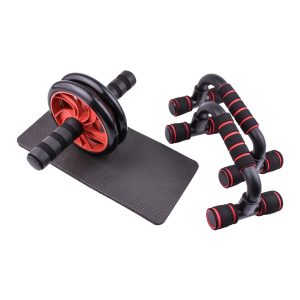 AB Power Wheels Roller Machine Push-up Bar Stand Exerciser