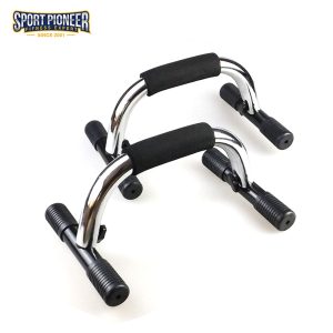 Chromed Metal Push Up Bar Push-Ups Stands Bars